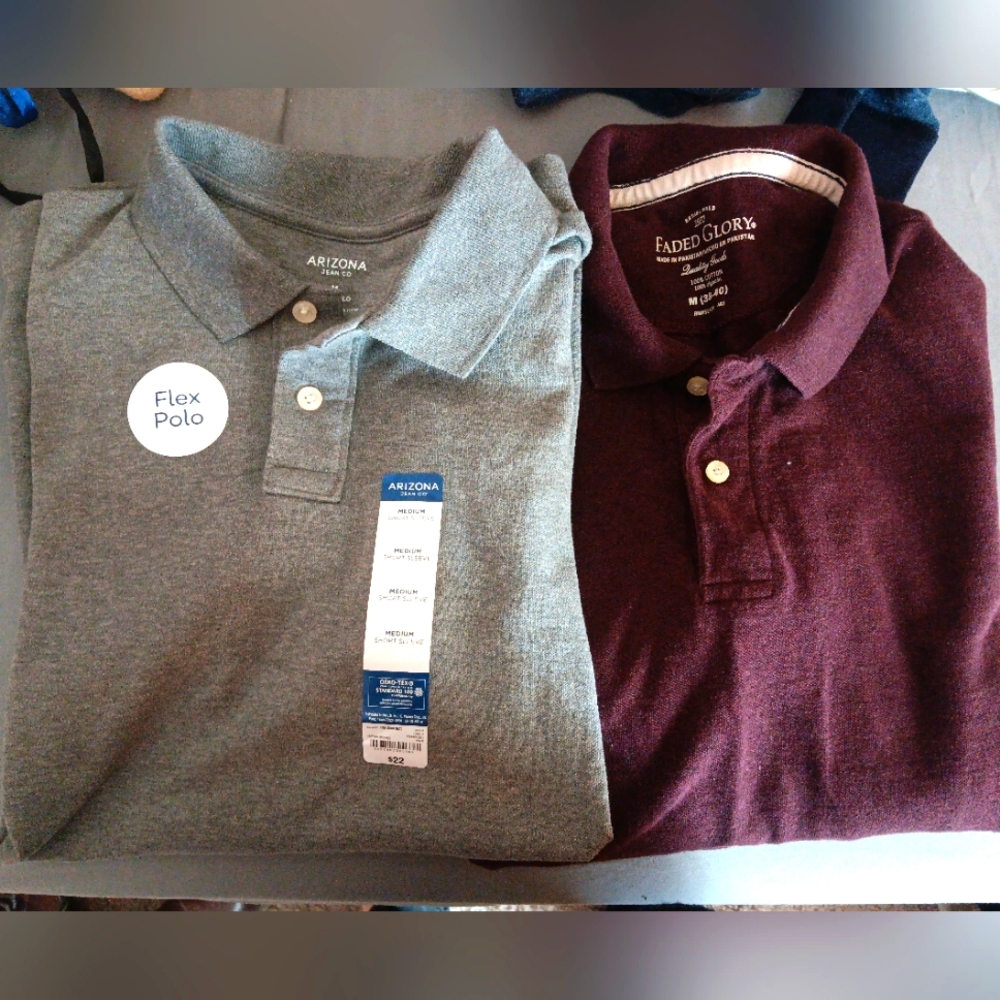 Men's size medium,  pair of Polo shirts